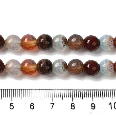 Dyed & Heated Natural Dragon Veins Agate Beads Strands G-P539-A01-10-1