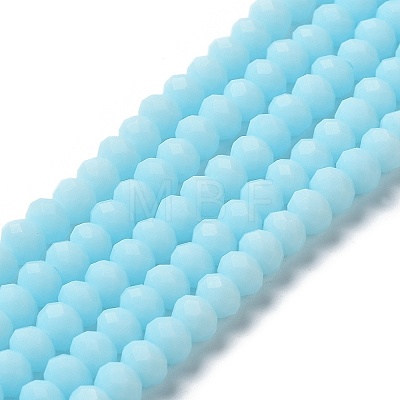 Glass Beads Strands EGLA-A034-P4mm-MD06-1