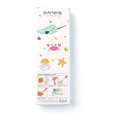 Christmas Theme DIY Diamond Painting Stickers Kits For Kids DIY-H123-04-1