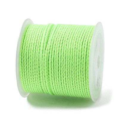 20M Polyester Braided Cord for Jewelry Making OCOR-G015-04A-16-1