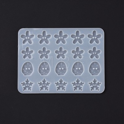 DIY Button Silicone Molds DIY-K058-17-1