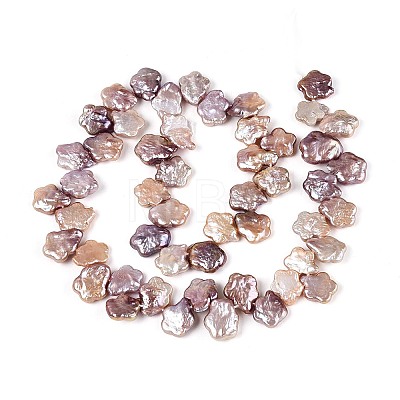 Natural Baroque Keshi Pearl Beads Strands PEAR-S020-A04-01-1