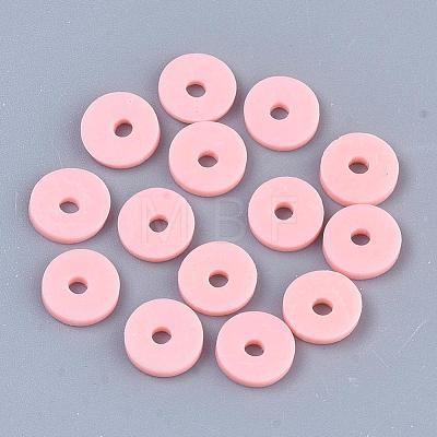 Handmade Polymer Clay Beads X-CLAY-R067-4.0mm-18-1