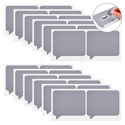 50Pcs Coated Scratch Off Film Password Sticker DIY-TA0015-46B-1