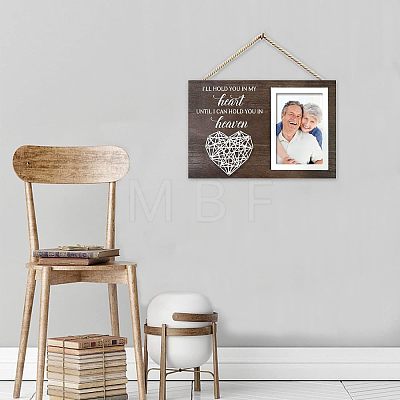 MDF Photo Frame DJEW-WH0035-002-1