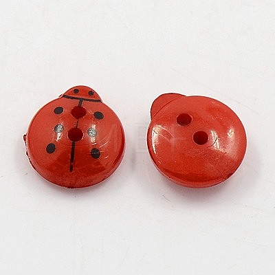 Acrylic Sewing Buttons BUTT-E061-05-1