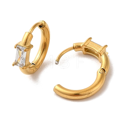 Golden 304 Stainless Steel Hoop Earrings EJEW-K271-01E-G-1