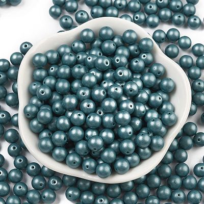 Baking Paint Glass Seed Beads SEED-A034-02B-1