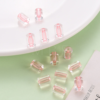 Transparent Acrylic Beads TACR-S154-17A-26-1