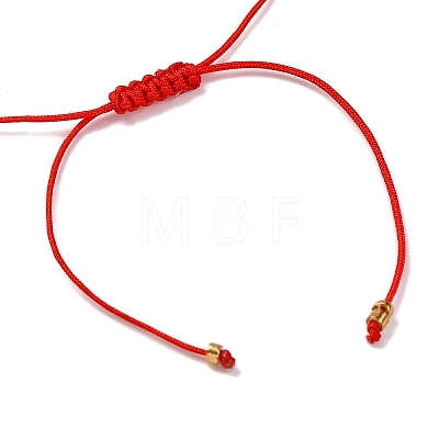 2mm Faceted Natural Carnelian Beaded Braided Adjustable Bracelets for Women PF2854-6-1