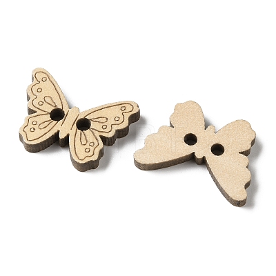 Wooden Buttons WOOD-A029-01-1