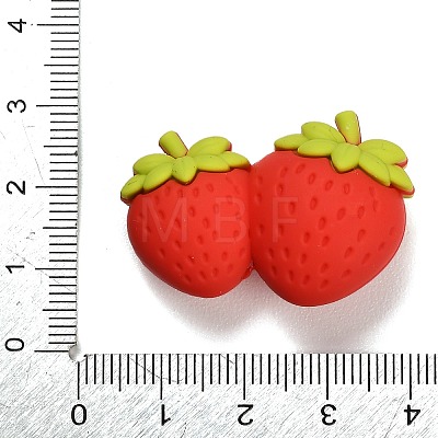 Fruit Theme Food Grade Eco-Friendly Silicone Beads SIL-I022-02B-1