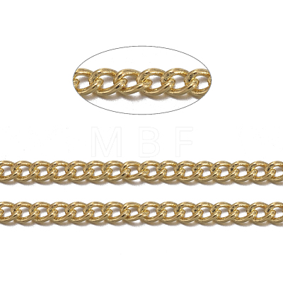 Brass Twisted Chains CHC010Y-G-1