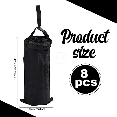 8Pcs Oxford Cloth Car Trash Can AJEW-GO0004-58-1
