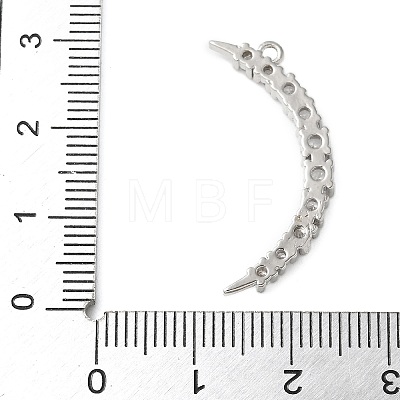 Brass Micro Pave Cubic Zirconia Pendants KK-P290-26P-1