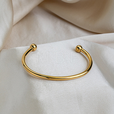 304 Stainless Steel Open Torque Cuff Bangles ND9011-1