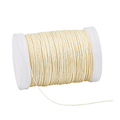 Waxed Polyester Cord YC-WH0018-01B-1
