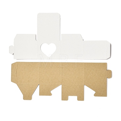Valentine's Day Theme Paper Fold Gift Boxes CON-P011-01-1