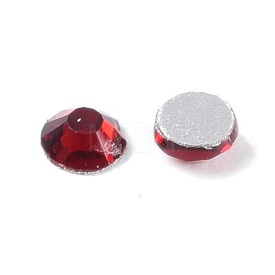 Siam Faceted Glass Flat Back Rhinestone for Nail Art X-RGLA-C002-SS6-208-1