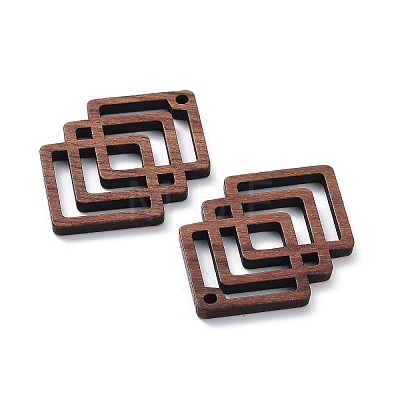 Walnut Wood Laser Cut Pendants X-WOOD-Q051-01D-1