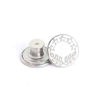 Alloy Button Pins for Jeans PURS-PW0009-01F-01P-1