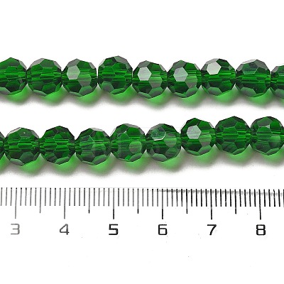 Transparent Glass Beads EGLA-A035-T8mm-D10-1