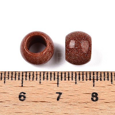 Synthetic Goldstone Beads G-T092-10mm-14-1