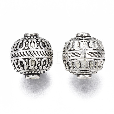 Tibetan Style Alloy Beads TIBEB-N005-061-1