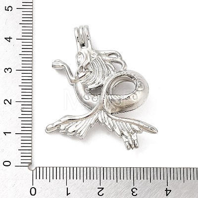 Alloy Bead Cage Pendants FIND-M012-01A-P-1