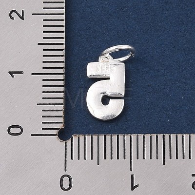 Number Series 925 Sterling Silver Charms LS-STER-Q002-01F-1