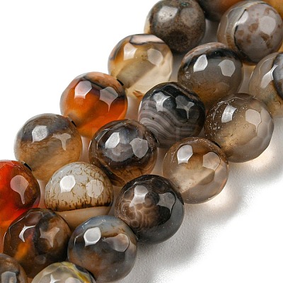 Natural Agate Beads Strands X-G-C082-A01-14-1