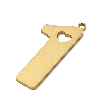 201 Stainless Steel Pendants SA-CBA0460-10G-1