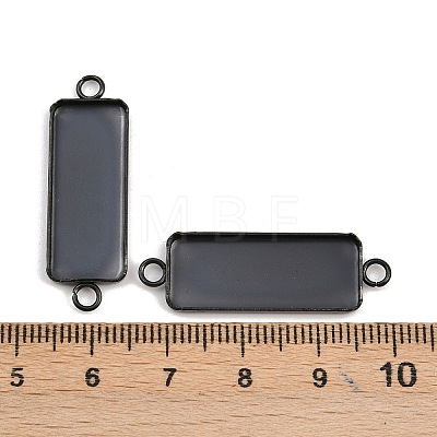 304 Stainless Steel Cabochon Connector Settings STAS-F222-032B-1