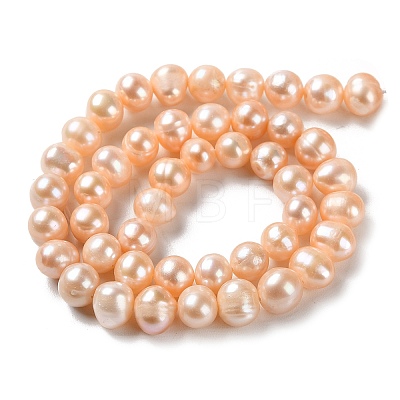 Natural Cultured Freshwater Pearl Beads Strands PEAR-E018-31-1
