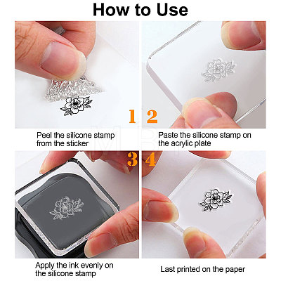 Custom PVC Plastic Clear Stamps DIY-WH0448-0076-1