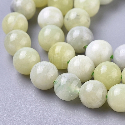 Natural Sinkiang Jade Beads Strands G-L538-036-6mm-1