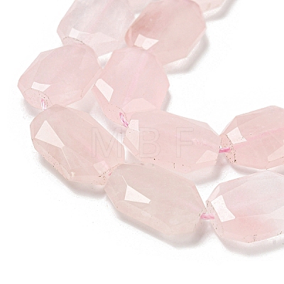 Natural Rose Quartz Beads Strands G-P544-B07-01-1