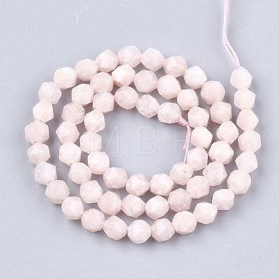 Natural Pink Morganite Beads Strands X-G-T108-28A-1
