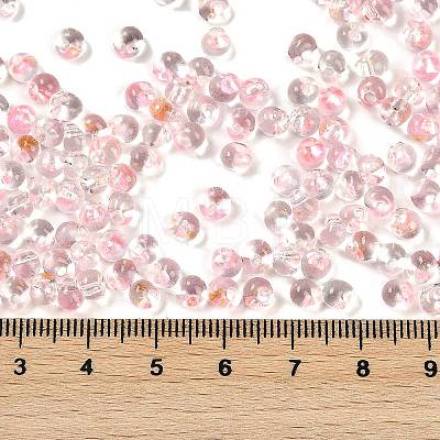 6/0 Spray Paint Glass Seed Beads SEED-H003-11D-1