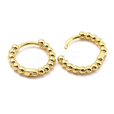 Rack Plating Brass Hoop Earrings KK-C026-05G-1