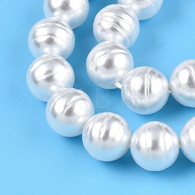 Transparent Spray Painted Glass Beads Strands GLAA-N001-40-1