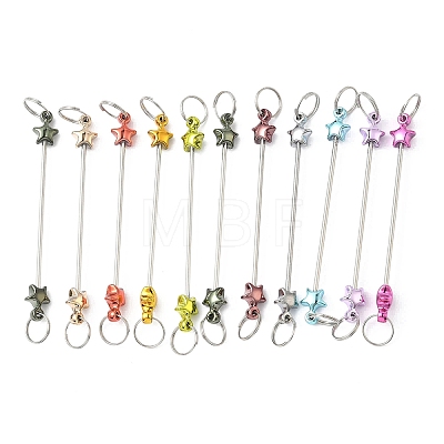 Iron Beadable Keychain Bar IFIN-F164-03-1
