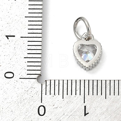 Brass Micro Pave Cubic Zirconia Pendants KK-H204-01P-05-1