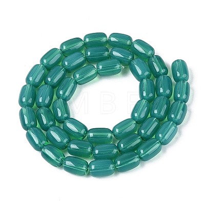 Imitation Jade Glass Beads Strands GLAA-T028-14J-A04-1