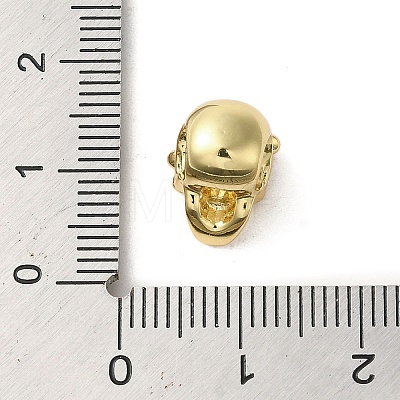 Brass Rhinestone European Beads LS-KK-A203-03G-1