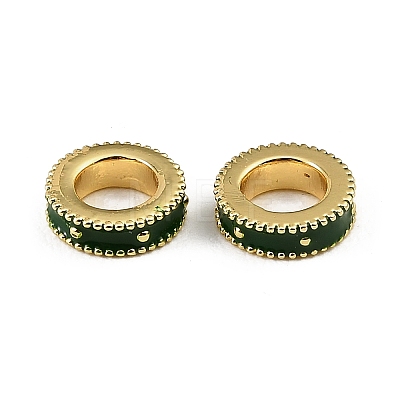 Brass Enamel European Beads KK-CBAF17A-01G-04-1