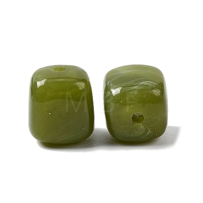 Opaque Acrylic Beads OACR-D320-01Q-1