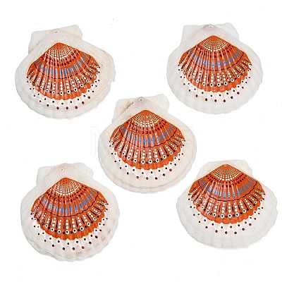 Printed Natural Shell Big Pendants SH-CBA93AD-19B-1