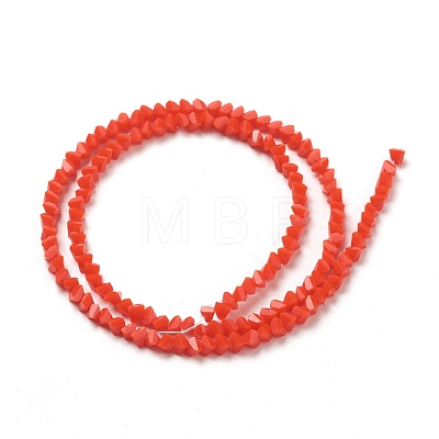 Glass Beads Strands GLAA-L031-01-C02-1