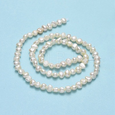 Natural Cultured Freshwater Pearl Beads Strands PEAR-A005-05F-01-1